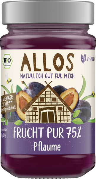 Allos Frucht-Pur Pflaume 250 g