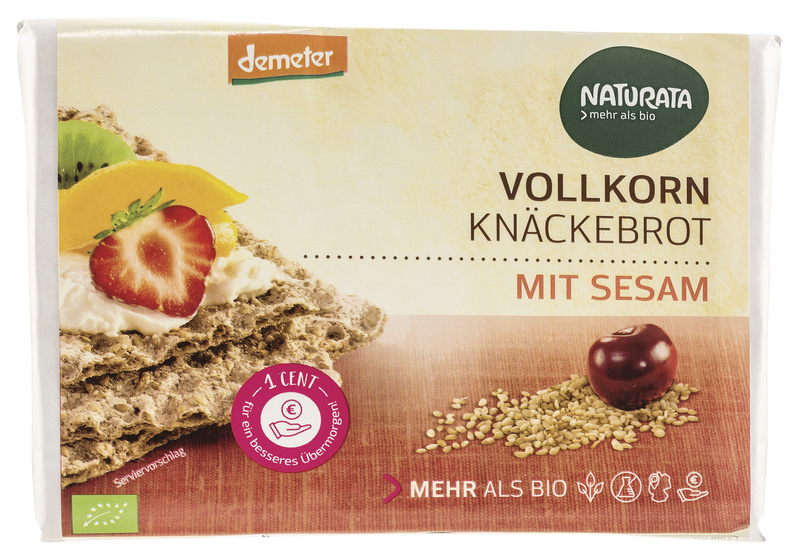 NATURATA Sesam Vollkorn Knäckebrot 250 g
