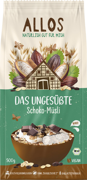 Allos Das Ungesüßte Schoko-Müsli 500 g