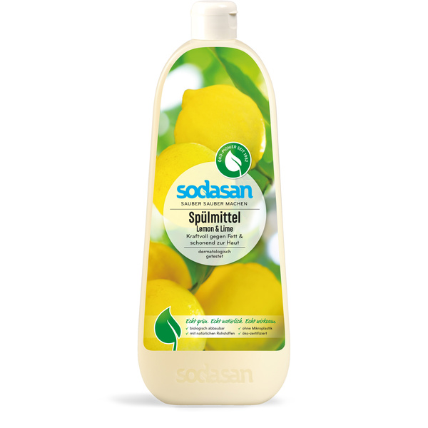 sodasan Geschirrspülmittel Lemon 1l 1 l