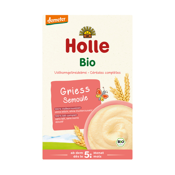 Holle  Vollkorngetreidebrei Grieß 250 g