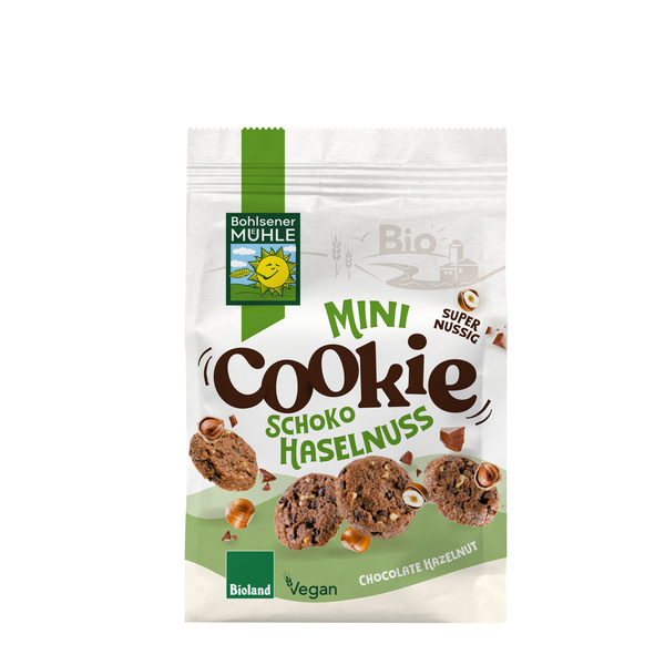 Bohlsener Mühle Mini Cookie Schoko Haselnuss 125 g