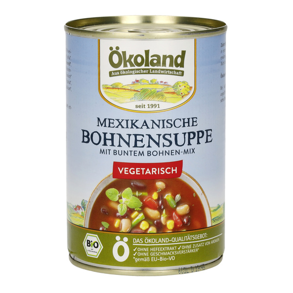 ÖKOLAND Mexikanische Bohnensuppe 400 g