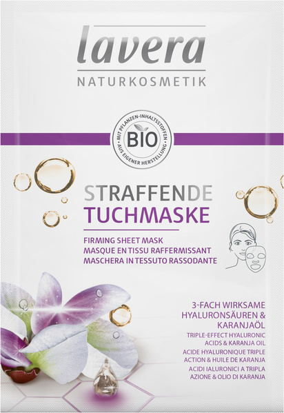 lavera Straffende Tuchmaske Karanjaöl 21 ml