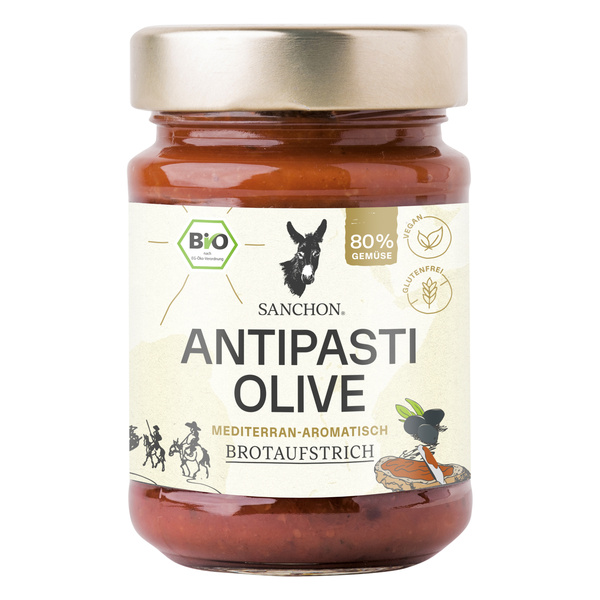Sanchon BROTAUFSTRICH ANTIPASTI OLIVE 190 g