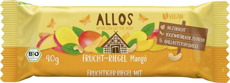 Allos Frucht-Riegel Mango 40 g