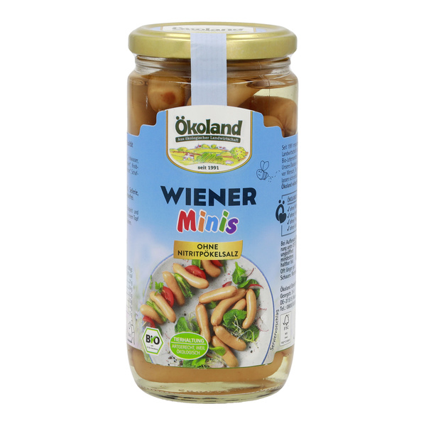 ÖKOLAND Wiener Minis im Glas 380 g