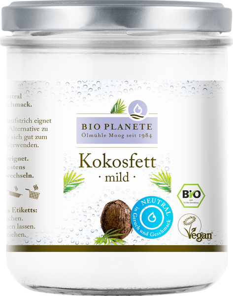 BIO PLANÈTE Kokosfett mild gedämpft 400 ml