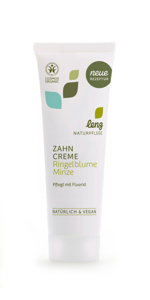 Lenz Naturpflege Zahncreme Ringelblume Minze mit Fluorid 75 ml