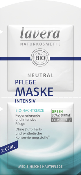 lavera Neutral Pflege Maske Nachtkerze 10 ml