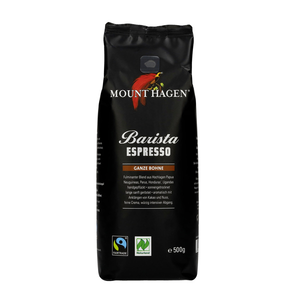 Mount Hagen Espresso Barista ganze Bohne 500 g