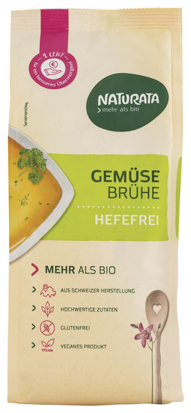 NATURATA Gemüsebrühe hefefrei NF 500 g