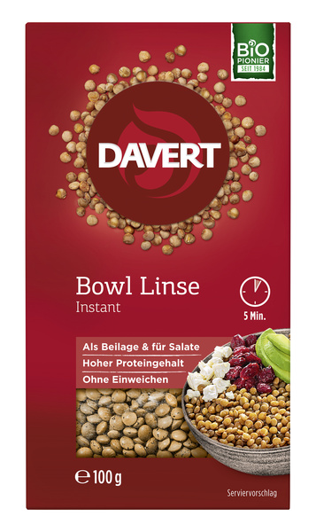 Davert Bowl Linse Instant 100 g