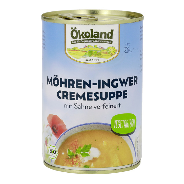 ÖKOLAND Möhren Ingwer Cremesuppe 400 g
