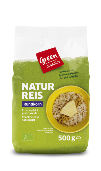 greenorganics Naturreis Rundkorn 500 g