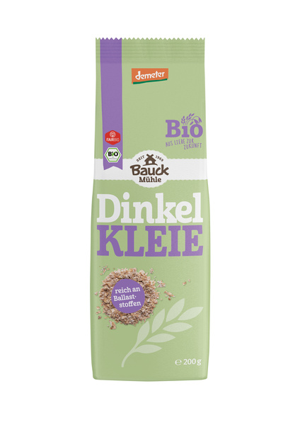 Bauck Mühle Dinkelkleie Demeter 200 g