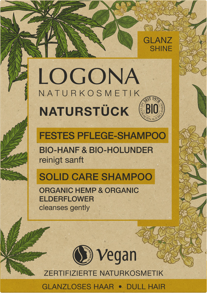 Logona Festes Shampoo Hanf & Holunder 60 g