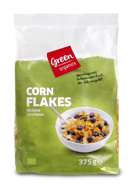 greenorganics Cornflakes gesüßt 375 g