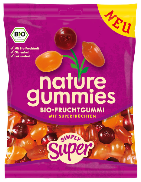 nature gummies Fruchtgummi Simply Super 120g 120 g
