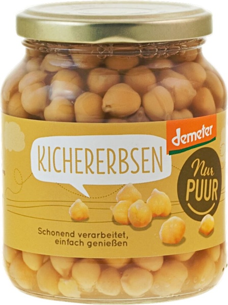 Nur Puur Kichererbsen dem. 350 g