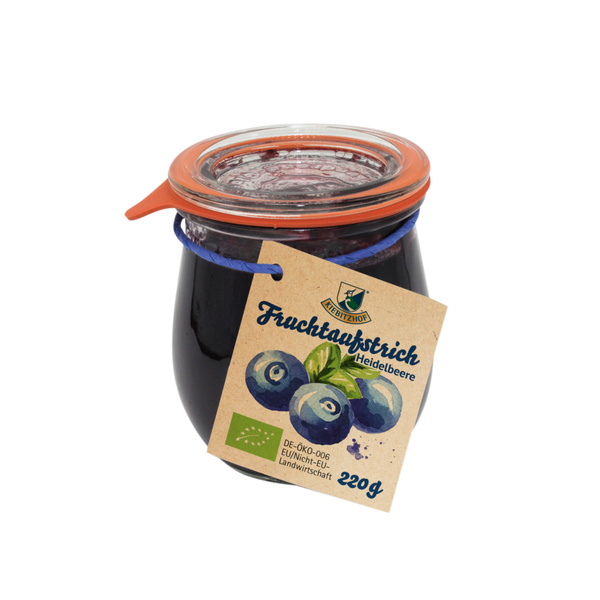 Kiebitzhof Fruchtaufstrich Heidelbeere 220 g