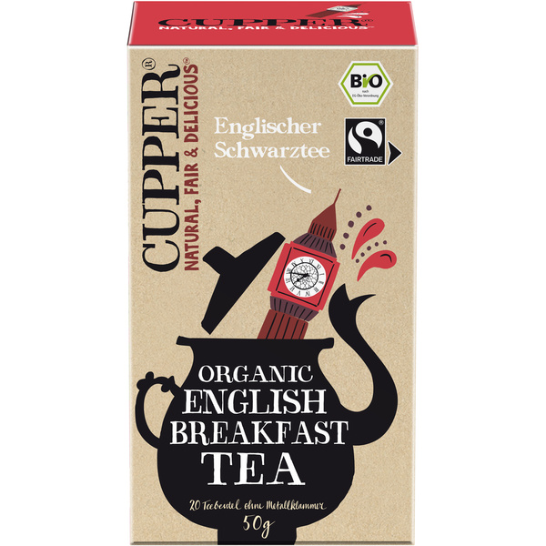 Cupper English Breakfast Tea 20 Btl. 50 g