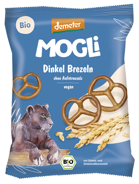 Mogli Dinkel Brezeln ohne Aufstreusalz 50 g