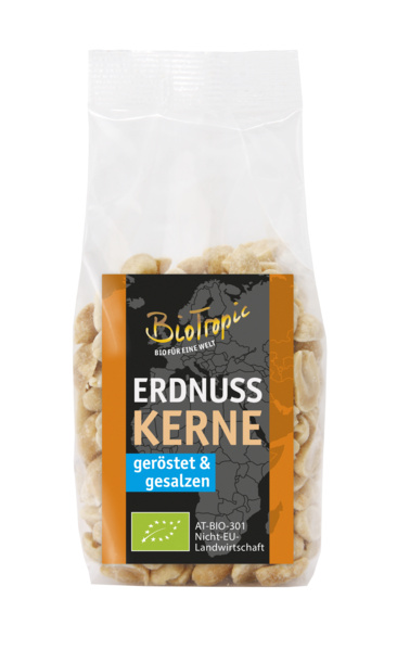 Biotropic Erdnusskerne geröstet und gesalzen 125 g