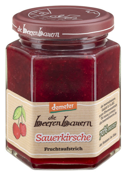 die beerenbauern Sauerkirsche Fruchtaufstrich 200 g