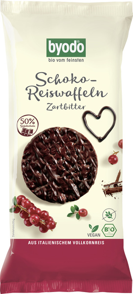 Byodo Schoko-Reiswaffeln Zartbitter 65 g