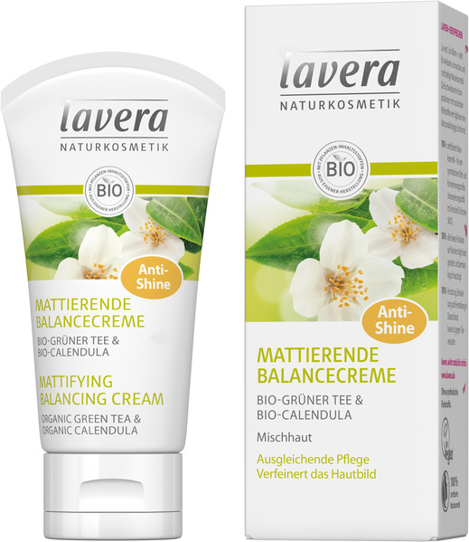 lavera Mattierende Balancecreme Grüner Tee 50 ml