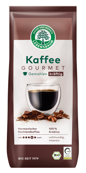 LEBENSBAUM Gourmet Kaffee kräftig gemahlen 500 g