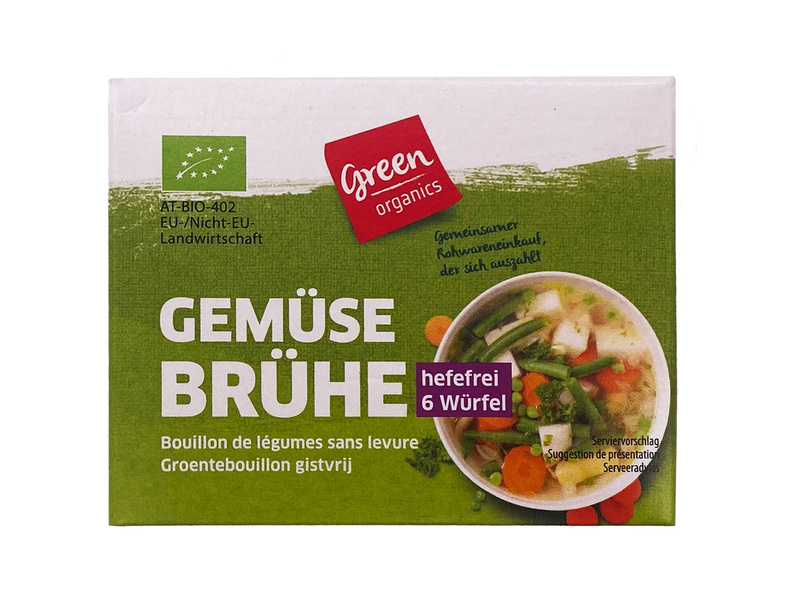 greenorganics Gemüsebrühe Würfel 63 g