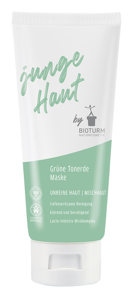 BIOTURM Grüne Tonerde Maske junge Haut 100 ml