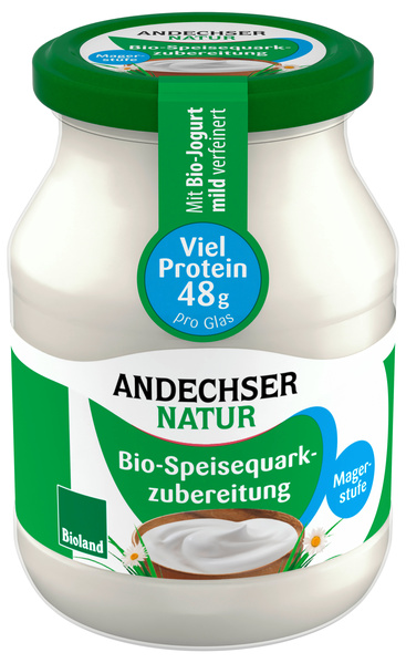 SPEISEQUARKZUBEREITUNG 0% IM GLAS