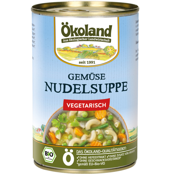 ÖKOLAND Gemüse-Nudelsuppe 400 g