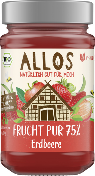 Allos Frucht-Pur Erdbeere 250 g