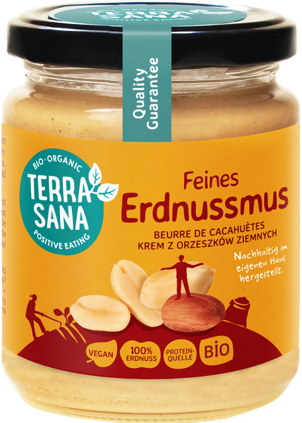 TerraSana Erdnussmus fein 250 g