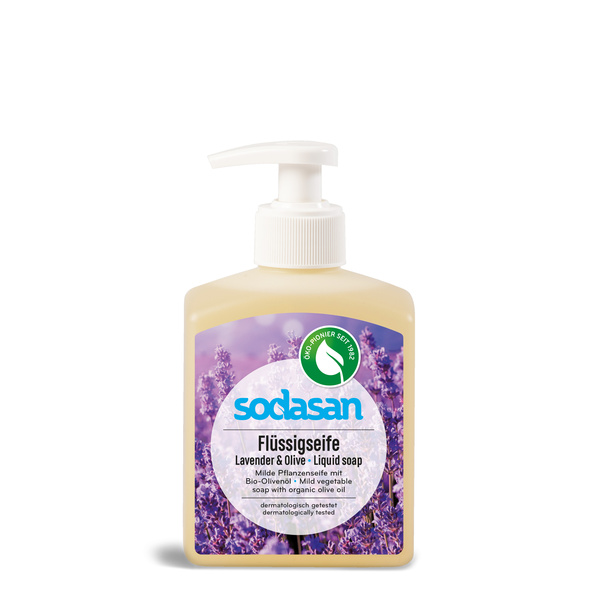 sodasan Pflanzenölseife Lavendel Olive 300 ml