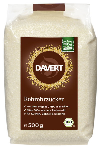 Davert Rohrohrzucker 500 g