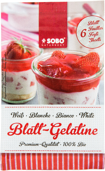 Sobo Blatt-Gelatine 6 Blatt 6 Stück