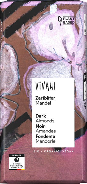 Vivani Zartbitter Mandel 100 g