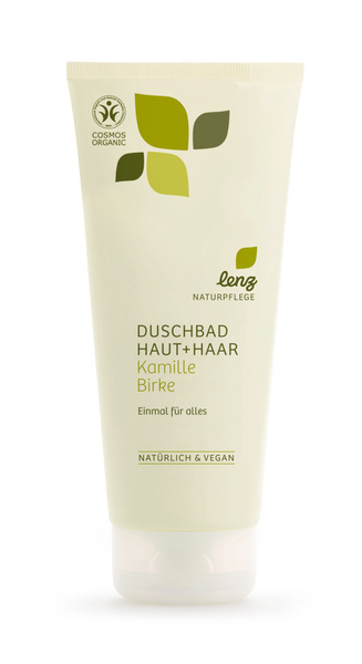 Lenz Naturpflege Duschbad Haut + Haar Kamille Birke 200 ml