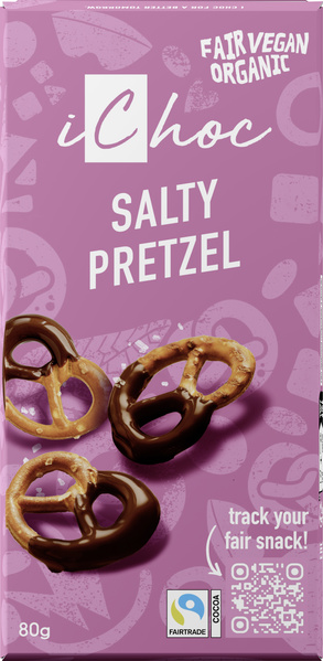 iChoc Salty Pretzel 80 g