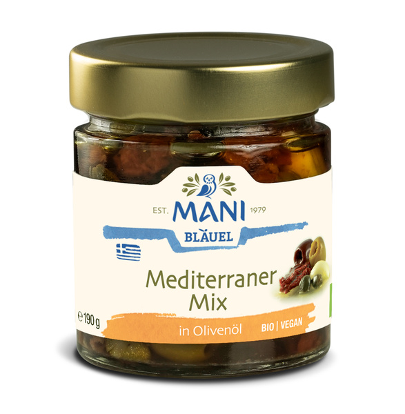 MANI® Mediterraner Mix in Olivenöl 190 g