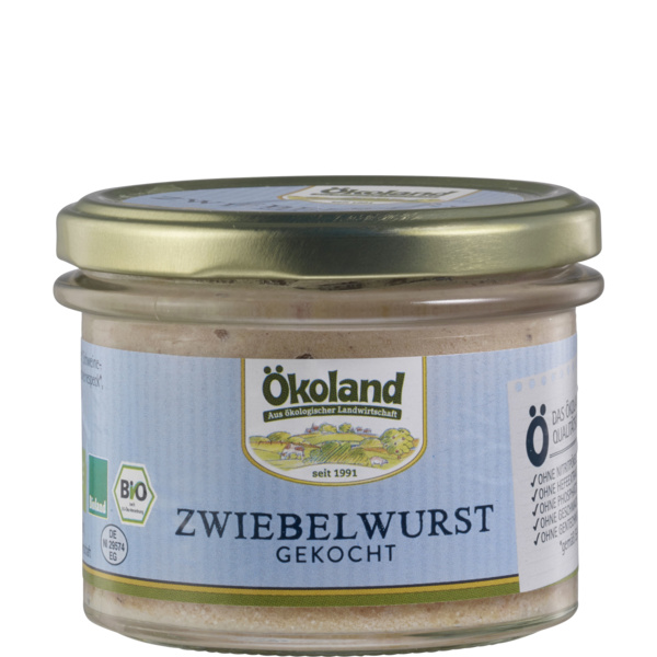 ÖKOLAND Zwiebelwurst gekocht im Glas 160 g