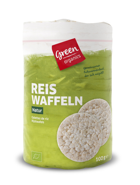 greenorganics Reiswaffeln ohne Salz 100 g