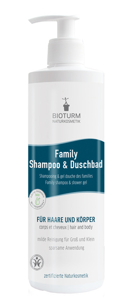 BIOTURM Family Shampoo & Duschbad 500 ml